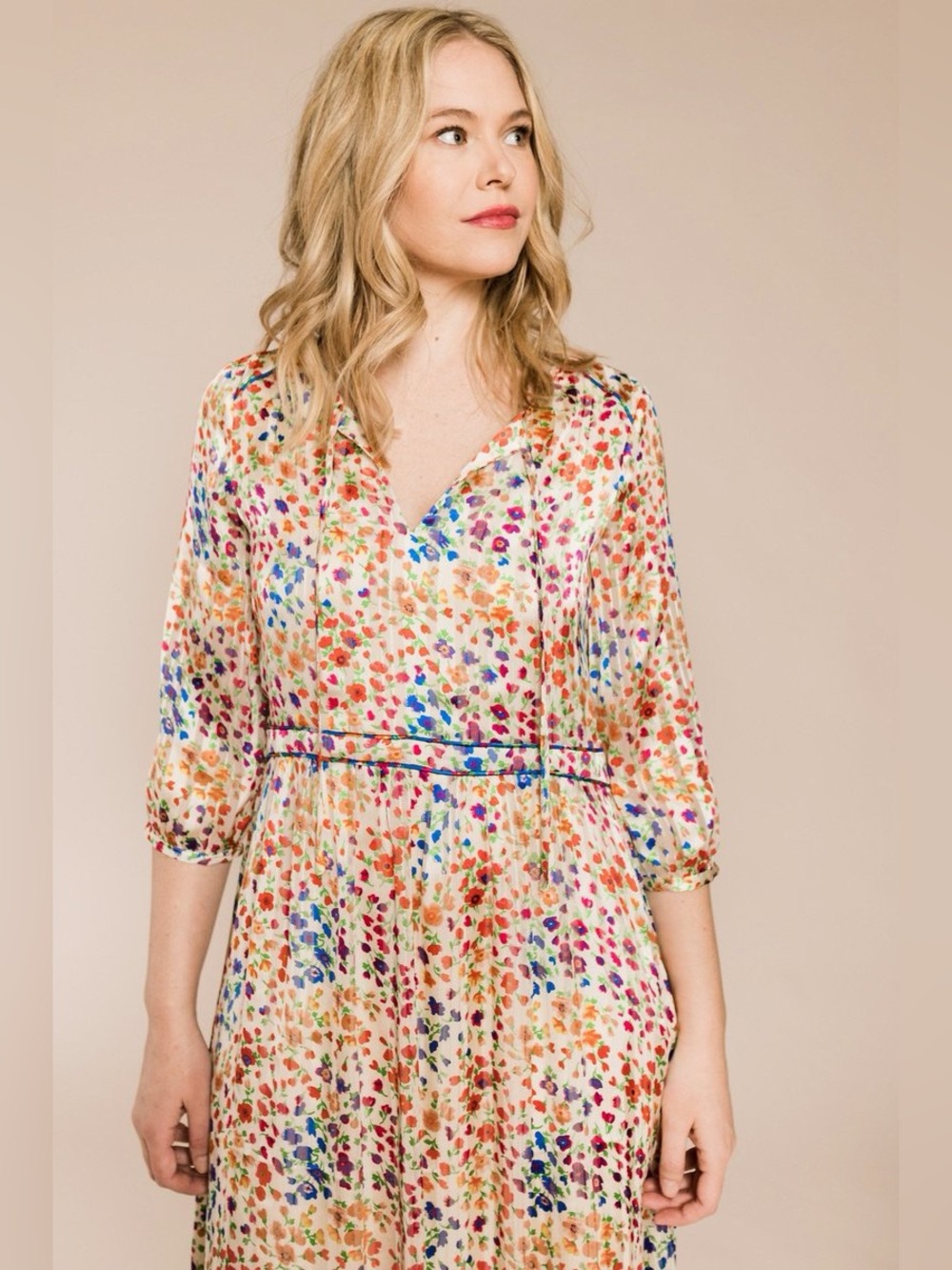 Ba&sh Reese Multicolor Floral Dress